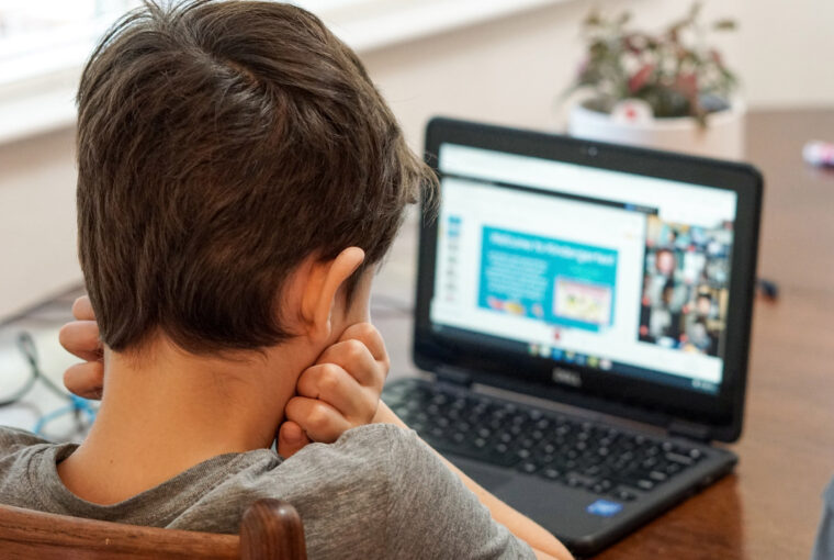 boy on computer